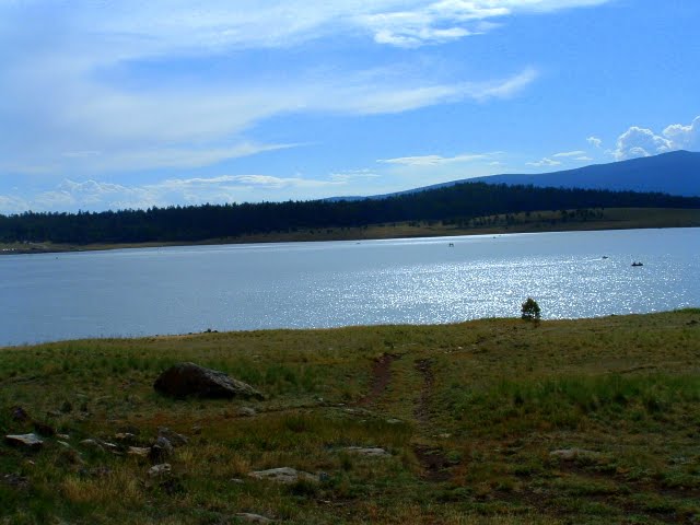 Big Lake From Apache Trout Campground