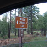 Willow Springs Lake Sign